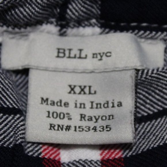 BLL nyc plaid button up top(920) - Picture 5 of 6